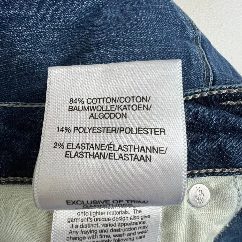 Silver Jeans‎ Co Womens Dark Wash High Note Skinny Jeans 28